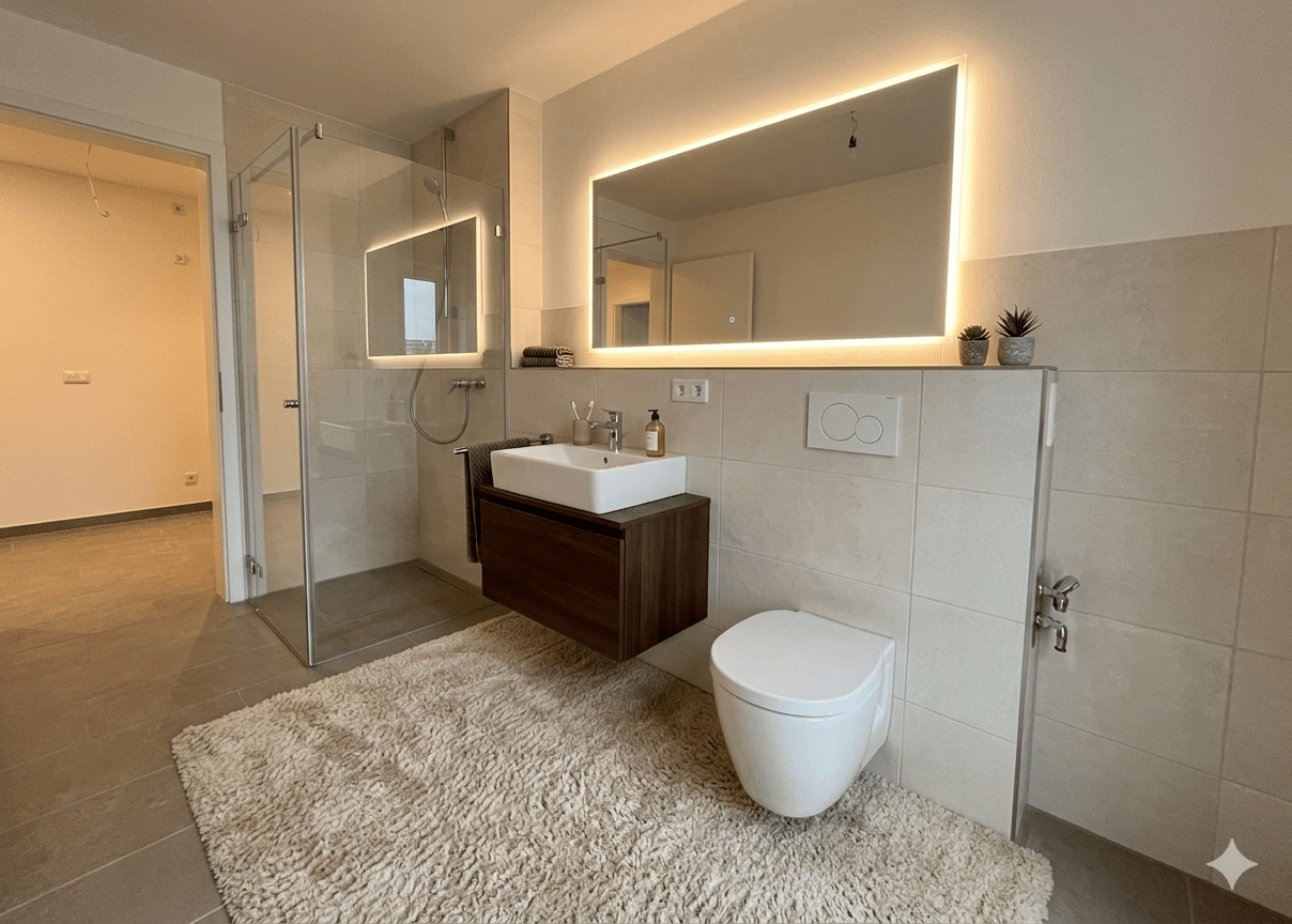 Moderne 2 Zimmer Wohnung inkl. neuer Einbauküche Erstbezug – Nürnberg – Vorschaubild 2