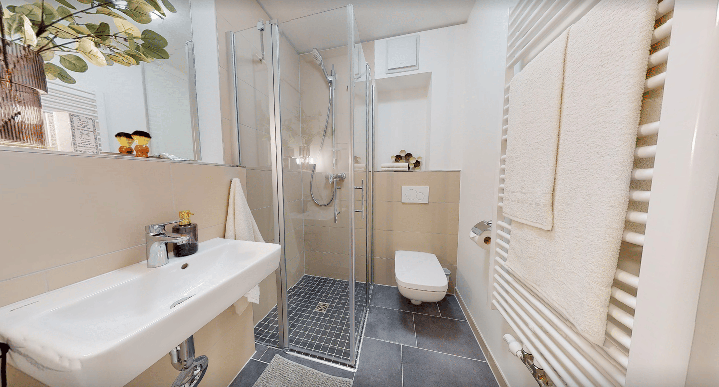 1-Zimmer Studio Apartment | Near Uni | Balcony & Gym – Saarbrücken – Vorschaubild 2