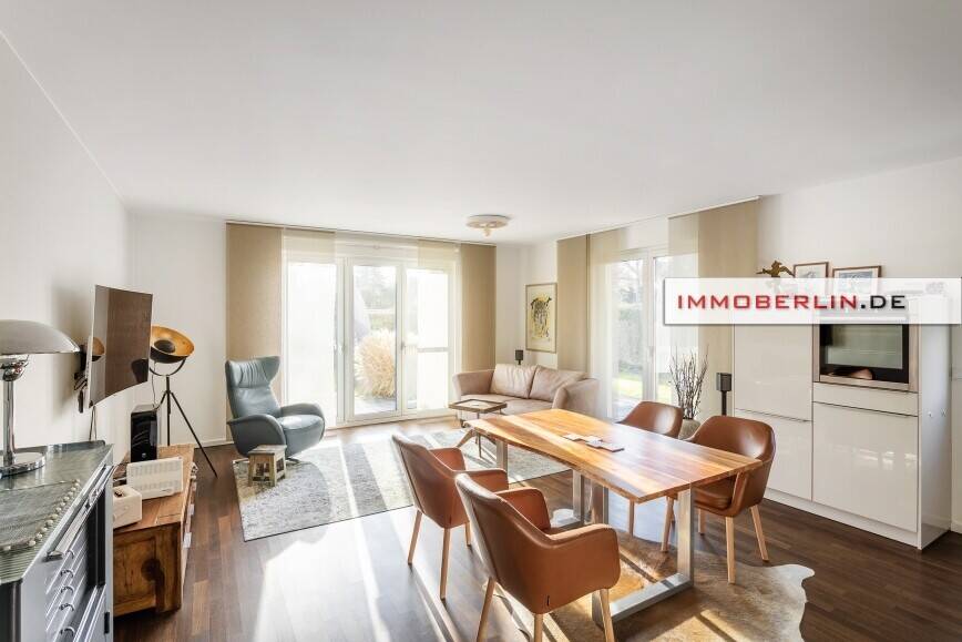 IMMOBERLIN.DE - Sehr attraktive Wohnung mit Südgarten in Wohlfühllage – Berlin – Vorschaubild 2