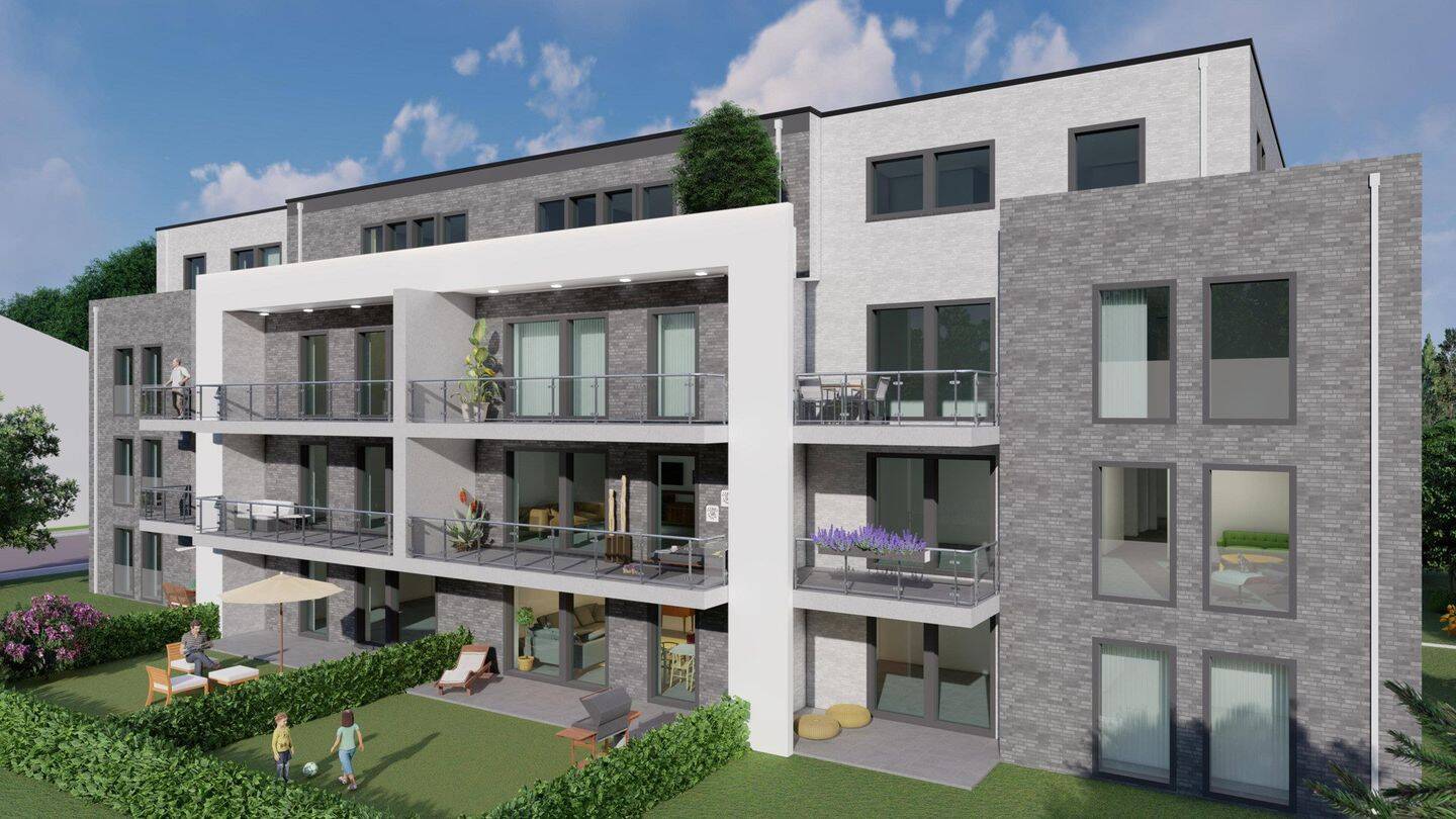 Kleine Penthouse Wohnung mit Terrasse - Erdwärme, Aufzug, Stellplatz usw.