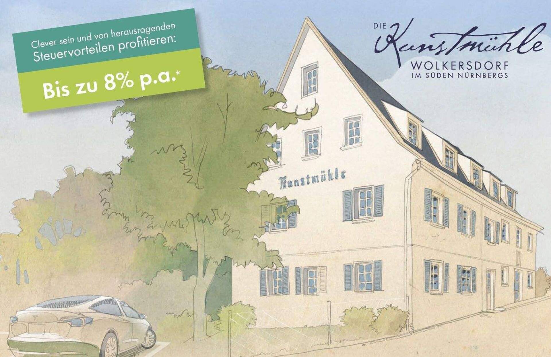 Erdgeschosswohnung in 91126 Schwabach mit 53,47 m² kaufen