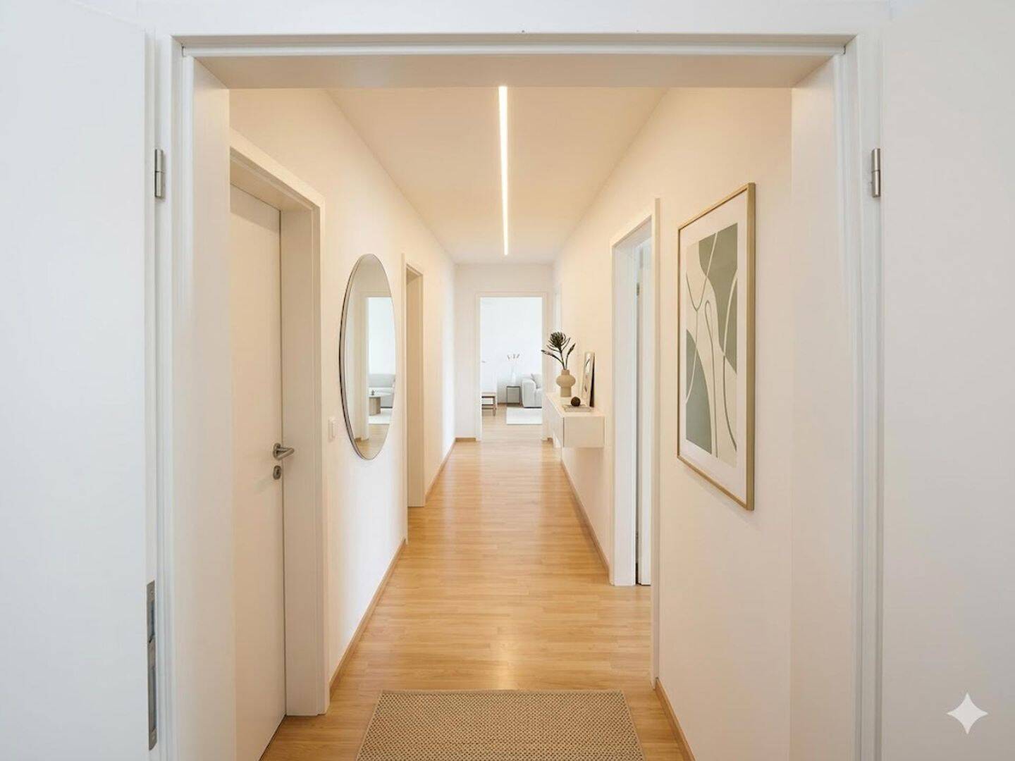 Schöne helle 4-Zimmer Wohnung mit großem Balkon & Weitblick in Neuperlach – München – Vorschaubild 2