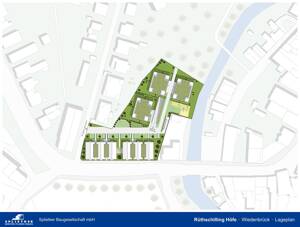 Wohnen an der Ems in Wiedenbrück: 4-Zimmer-Wohnung, 128,65 m², KfW 40 Standard – 33378 Rheda-Wiedenbrück – Vorschaubild 3