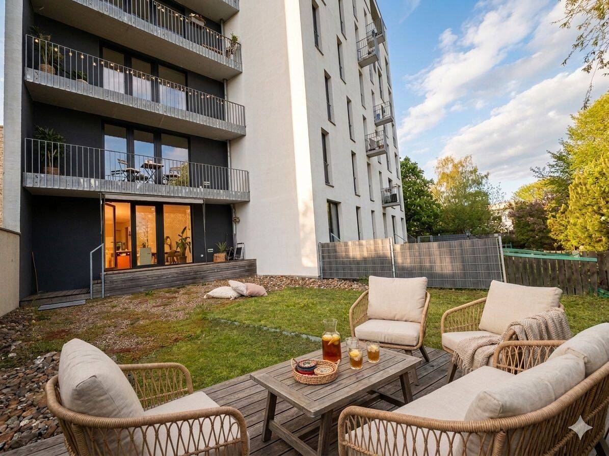 Attraktive Kapitalanlage an der Warnow | ca. 70 m² begrünte Terrasse | Tiefgarage | www.LUTTER.net – Rostock – Vorschaubild 2