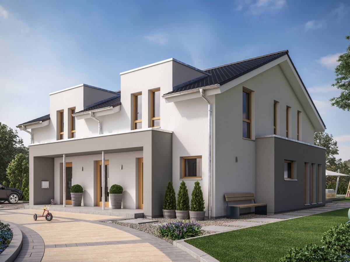 Doppelhaus mit 242 qm Wohnfläche: Modernes und Großzügiges Wohnen – 1169 Dresden – Bild 1 von 8