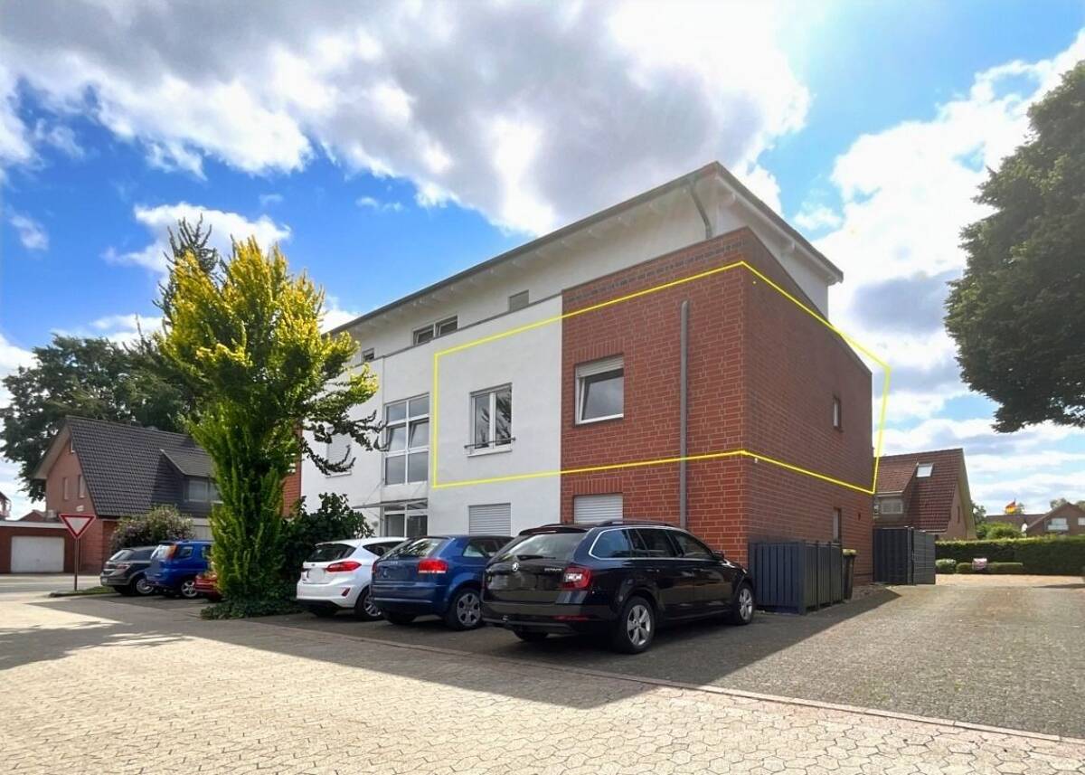 Moderne Eigentumswohnung mit Westbalkon in ruhiger Wohnlage von Emsdetten – 48282 Emsdetten – Bild 1 von 8