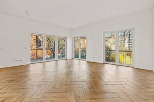 Grünblick / hohe Räume / 3-Zimmer-Maisonette im Erstbezug / Bad / Gäste WC / Lift / Balkon –Fragen 0172-3261193 – 10405 Berlin – Vorschaubild 3