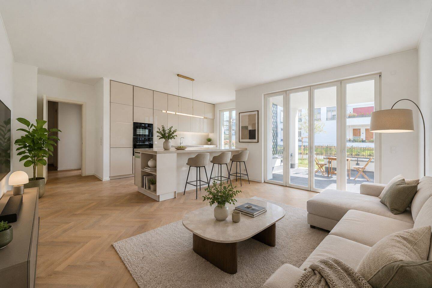 High-quality new-build apartment with garden and A+ energy efficiency in Belvedere Jungfernsee – Potsdam – Vorschaubild 4