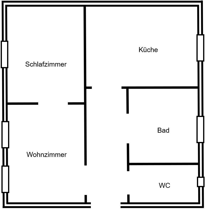 2-Zimmer-Wohnung in Bamberg befristet zu vermieten – Bamberg – Vorschaubild 8