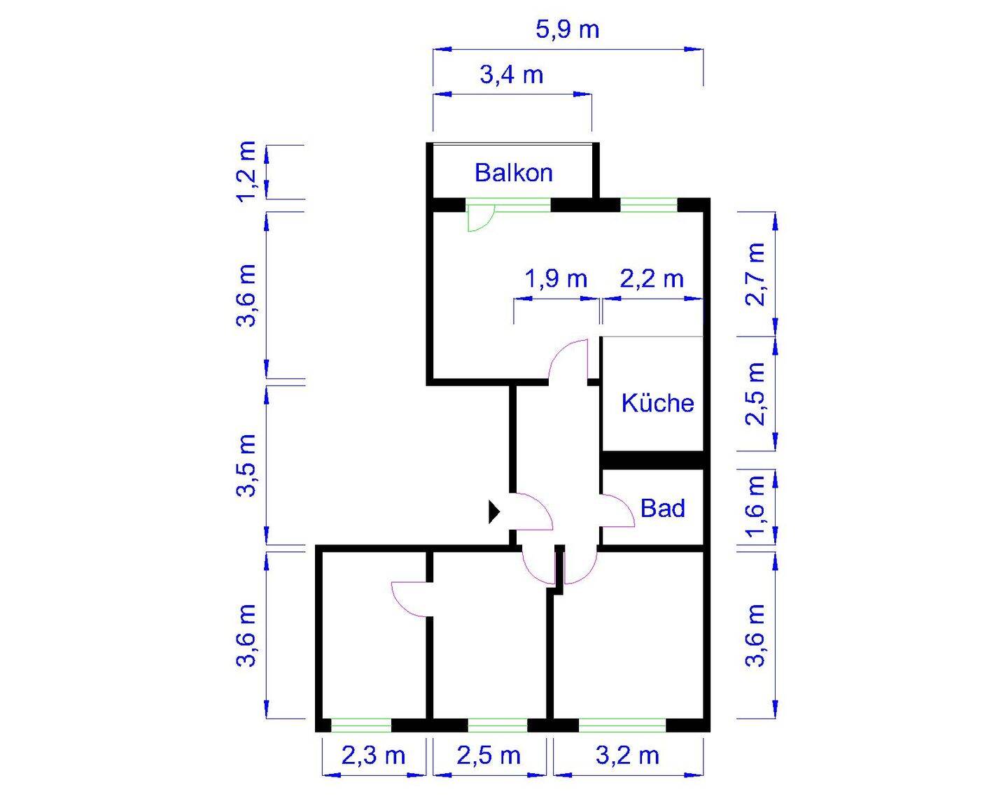 Wohnung in Magdeburg – Magdeburg – Vorschaubild 8