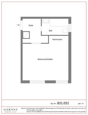 Frisch sanierte 1 Zimmer-Wohnung mit Tiefgaragen-Stellplatz & Kellerabteil in München-Obergiesing – 81539 München – Vorschaubild 7