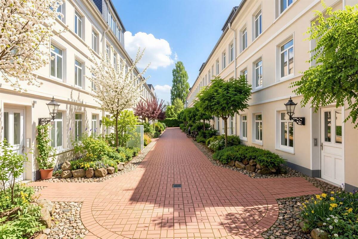 Winterhude: Altbaucharme in begehrter Hinterhoflage am Mühlenkamp – 22303 Hamburg – Bild 1 von 9