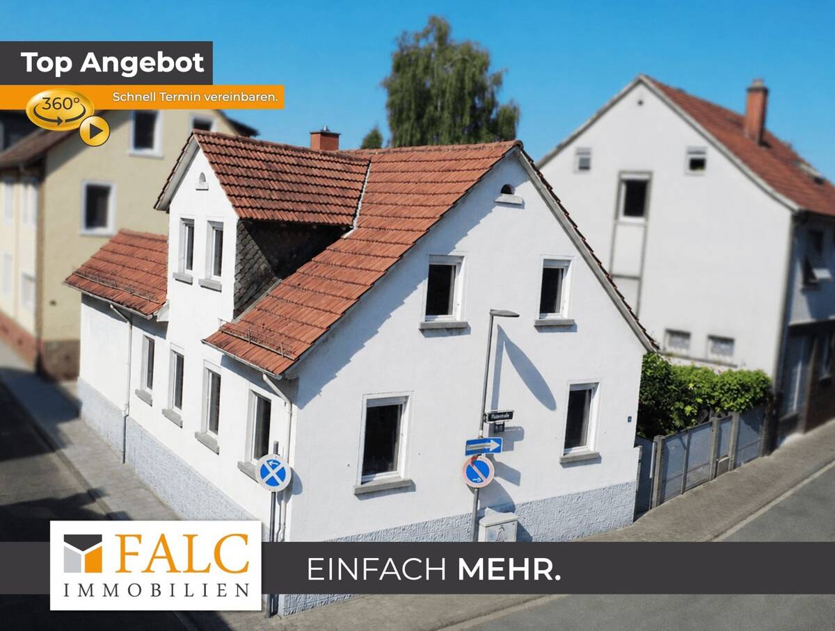 Freistehendes Stadthaus mit sechs Zimmern, Hof, Garage und vielseitigem Nutzungspotenzial – 63073 Offenbach am Main – Bild 1 von 9