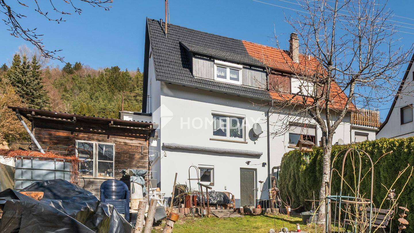 Ankommen und wohlfühlen: Solide Doppelhaushälfte mit Süd-Terrasse, Gartenidylle und Stellplatz – Meßstetten – Vorschaubild 3