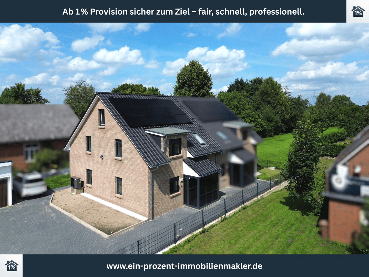 Steigende Energiekosten? Nicht bei Ihnen - dank Ihrer effizienten Neubau-DHH in Hollern-Twielenfleth – Hollern-Twielenfleth – Bild 1 von 9
