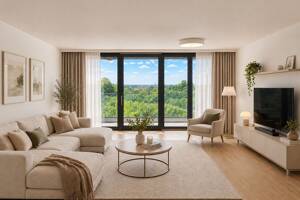 Drei-Zimmer-Wohnung mit spektakulärem Weitblick – 60486 Frankfurt am Main – Vorschaubild 1