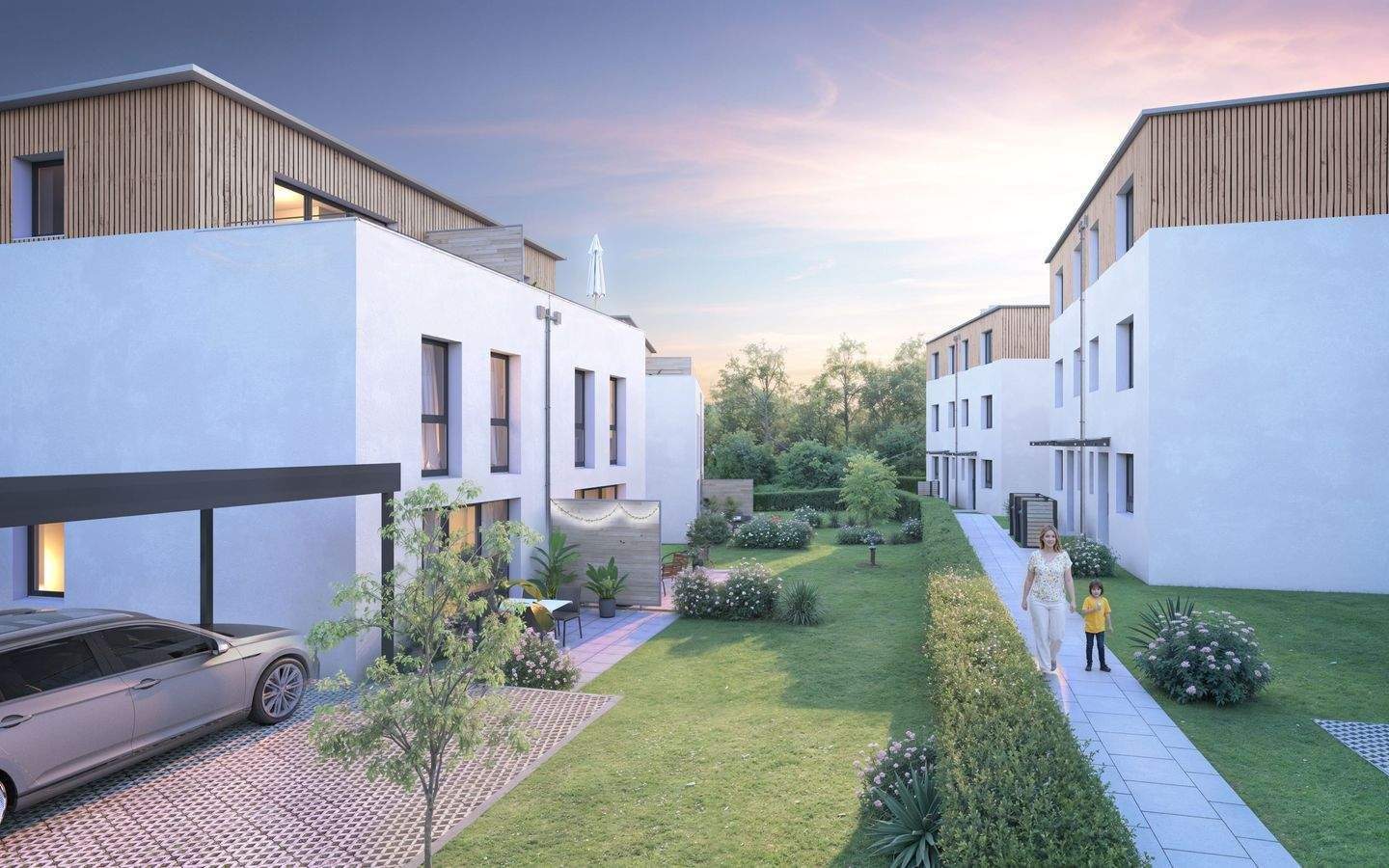KFW 40 QNG - NEUBAU Reihenhaus in Hirschaid! – Hirschaid – Bild 1 von 5