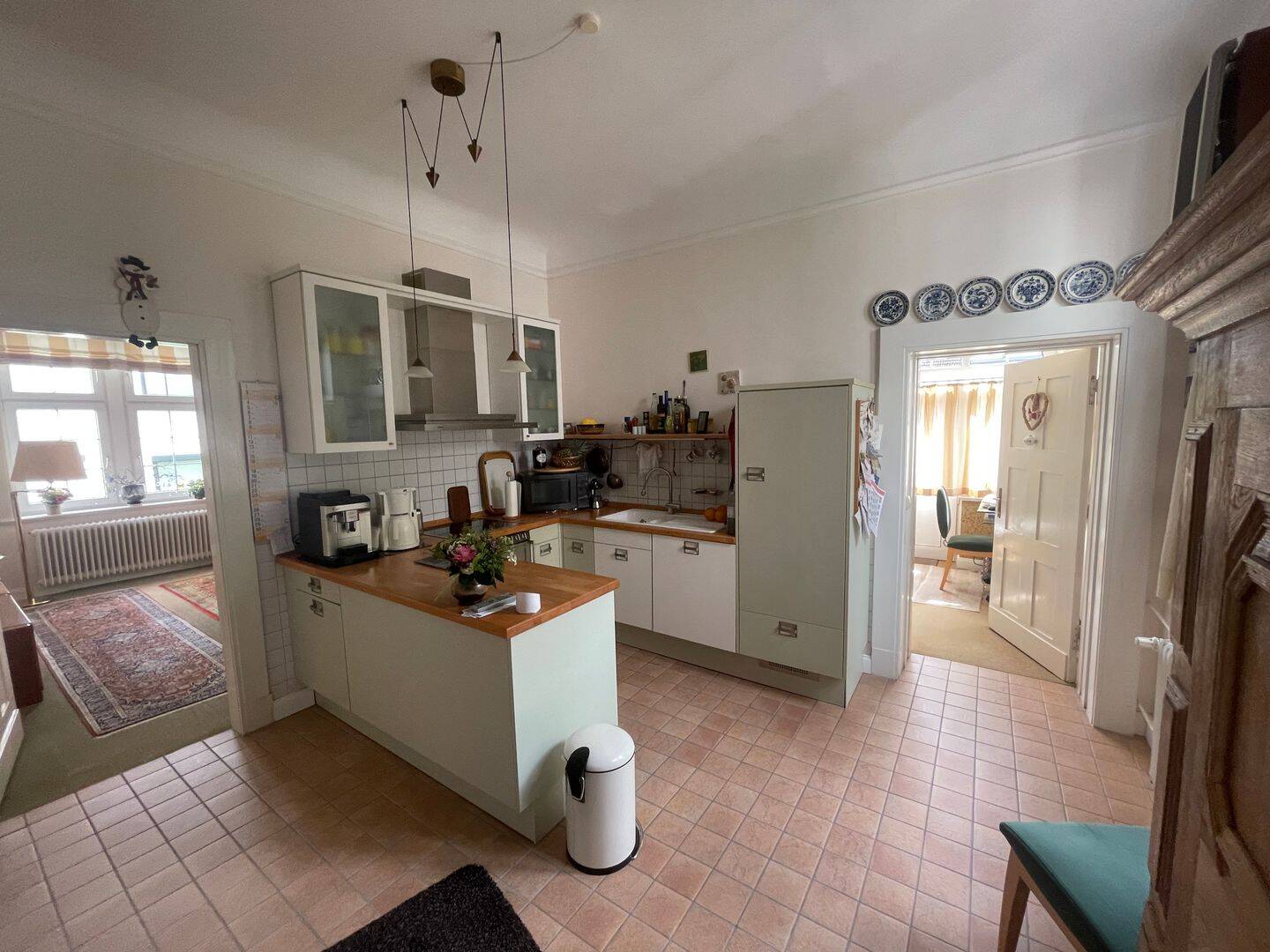 Stilvolle Erdgeschoßwohnung mit Gartenterrasse – Lübeck – Vorschaubild 7