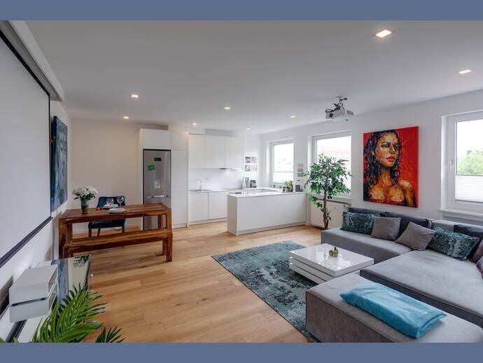 Möbliert: Stylische 2-Zimmer Wohnung am Westpark