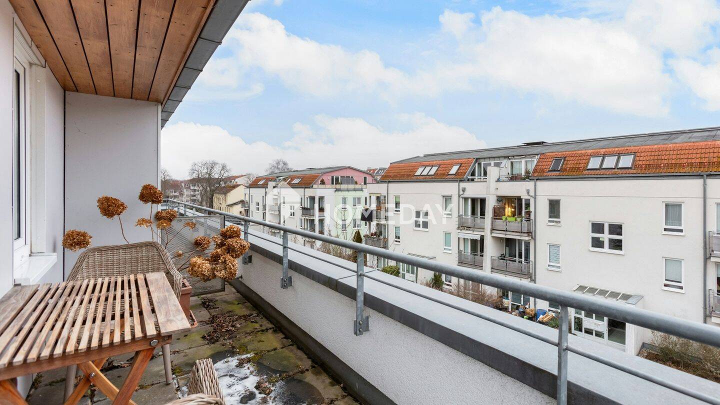 Ruhig, zentral, besonders - 2-Zimmer-Wohnung mit Dachterrasse, EBK und TG-Stellplatz! – Leipzig – Vorschaubild 4