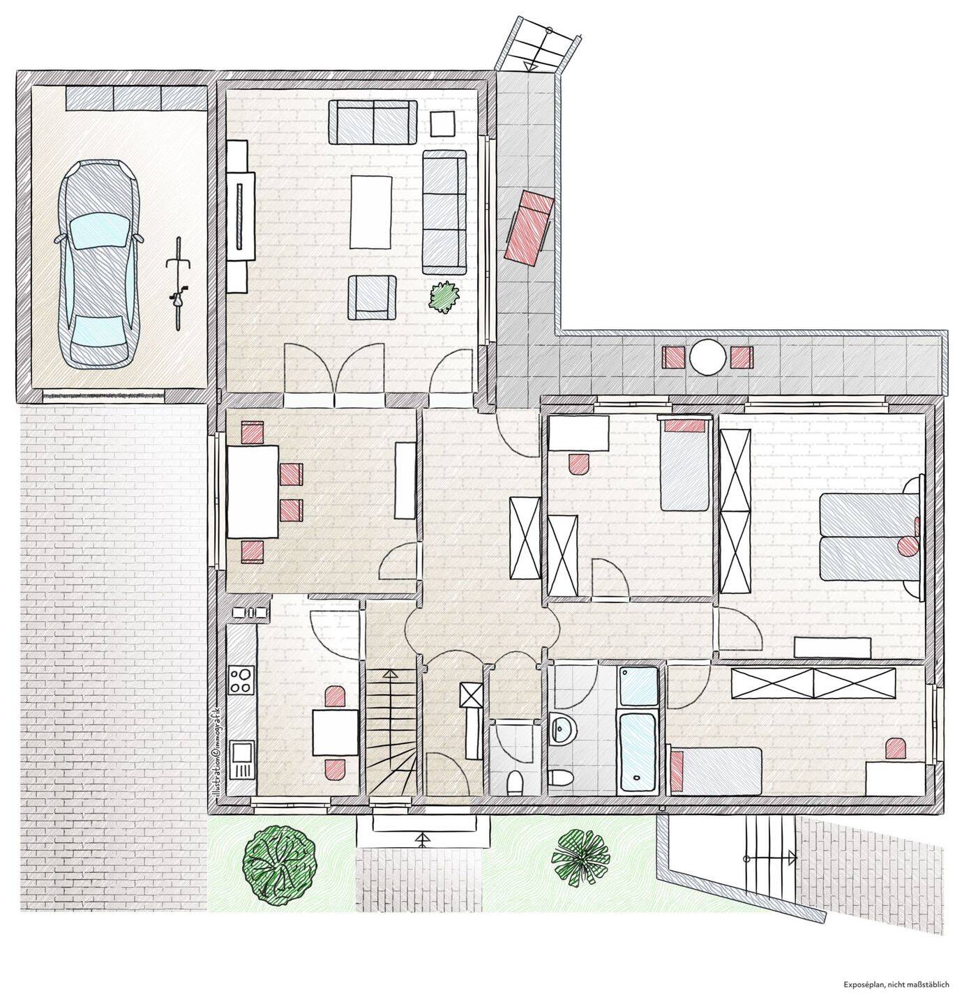 Ihr neues Zuhause: Großzügiges Ein-/Zweifamilienhaus mit Perspektive! – Schöppingen – Vorschaubild 8