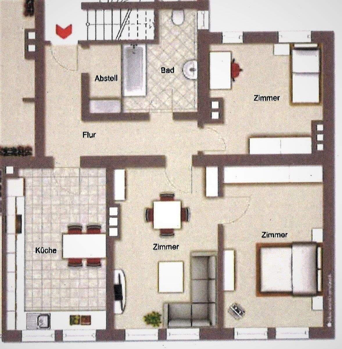 *3-Zimmer Erdgeschosswohnung in Nürnberg Maxfeld* – Nürnberg – Vorschaubild 3