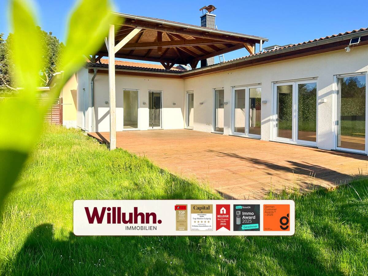 Bungalow mit Terrasse | Bezugsfrei | Einbauküche | Garage | Flexibles Nutzungskonzept – 4357 Leipzig – Bild 1 von 9