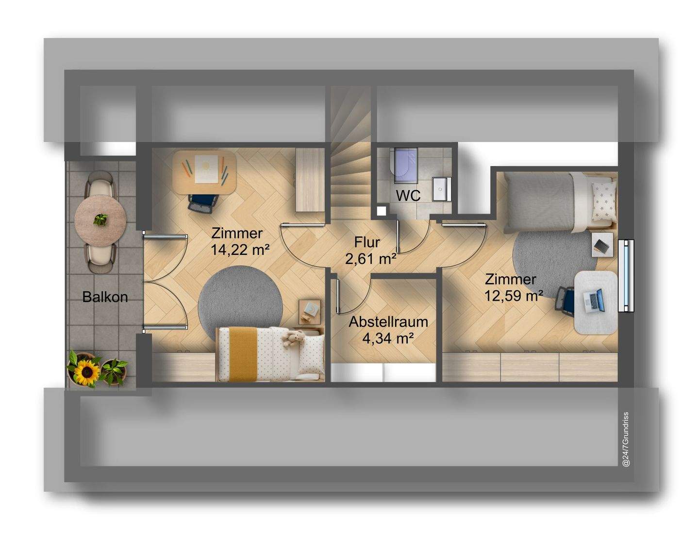 Gemütliches Einfamilienhaus in Roßtal (vermietet) – Roßtal – Vorschaubild 3