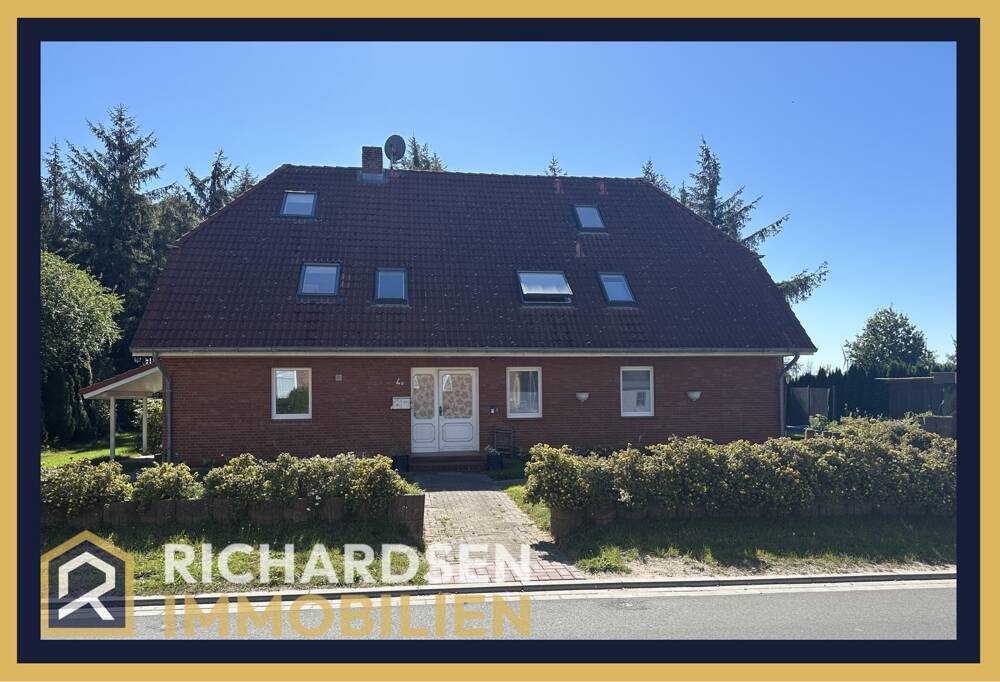 Kapitalanlage: Mehrfamilienhaus mit 3 festvermieteten Wohnungen in Klixbüll – Klixbüll – Bild 1 von 8