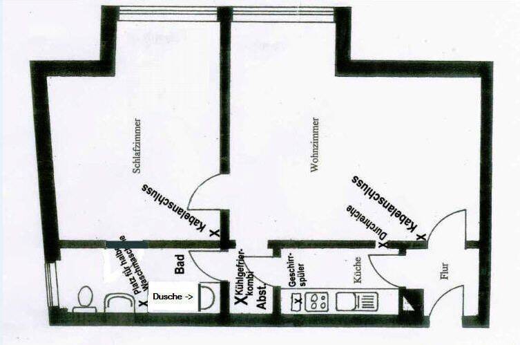 Zwei-Zimmer-Wohnung in HD-Weststadt