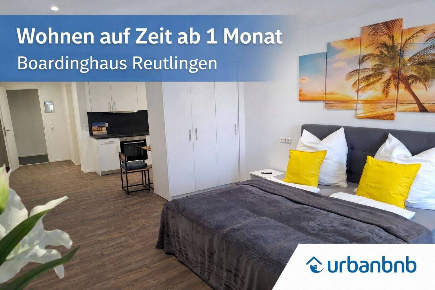 Boardinghaus 1-Zimmerwohnung Reutlingen - Wohnen auf Zeit ab 1 Monat