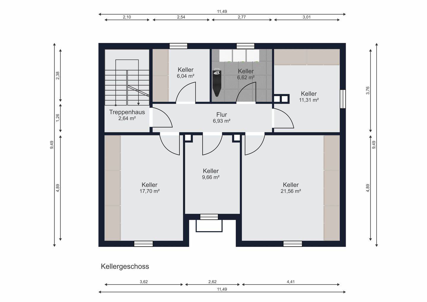 Mehrgenerationenhaus oder Kapitalanlage? Großzügiges 2-3 Familienhaus mit ca. 235 m² Wohnfläche – Kelheim – Vorschaubild 6