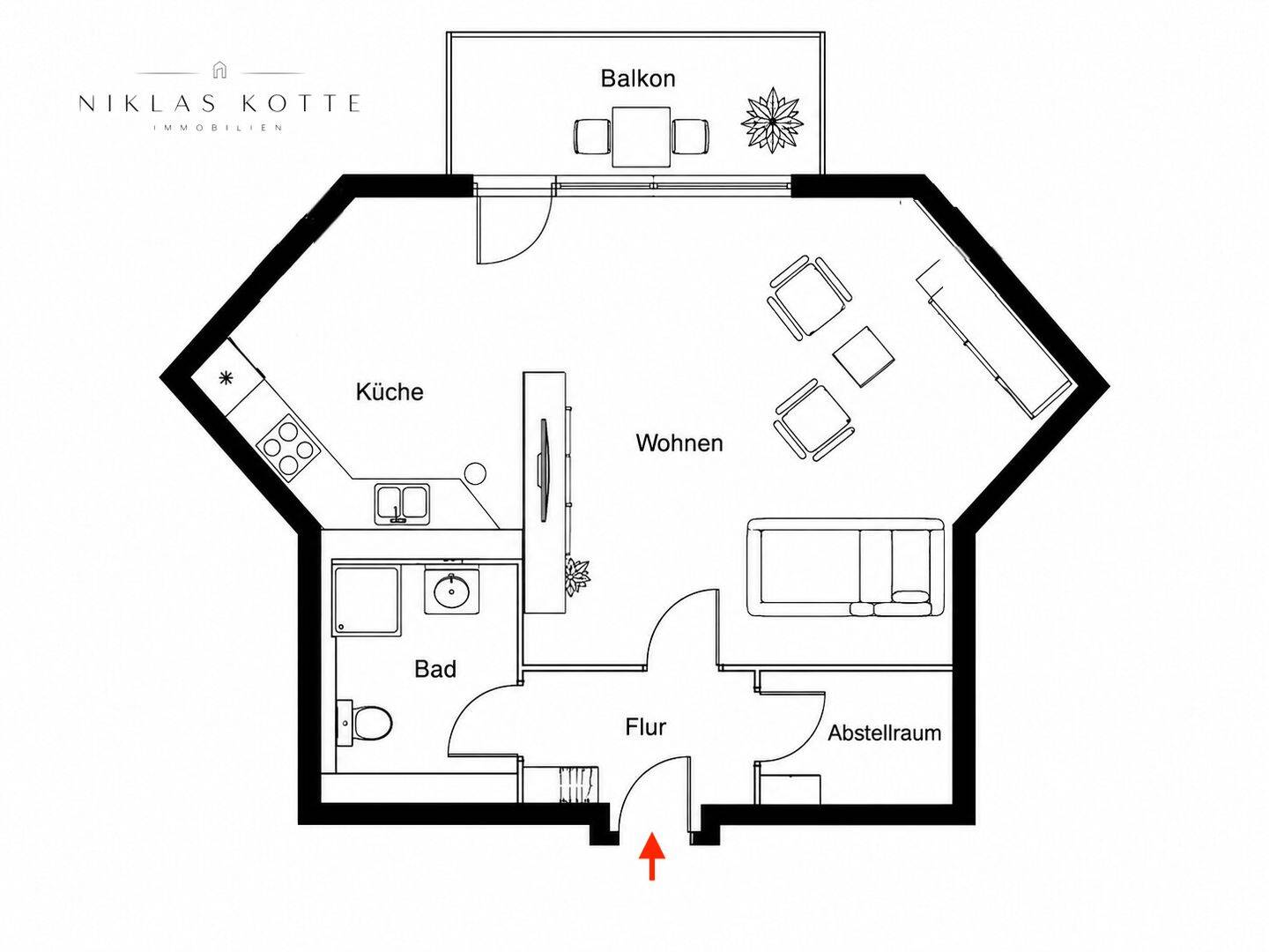 ++ Wohnungspaket - drei vermietete Wohnungen in Leipzig - mit Balkon & Stellplatz ++ – Leipzig – Vorschaubild 9