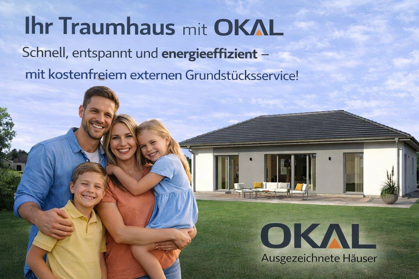 OKAL: Familienglück auf einer Ebene - Ihr Traum-Bungalow