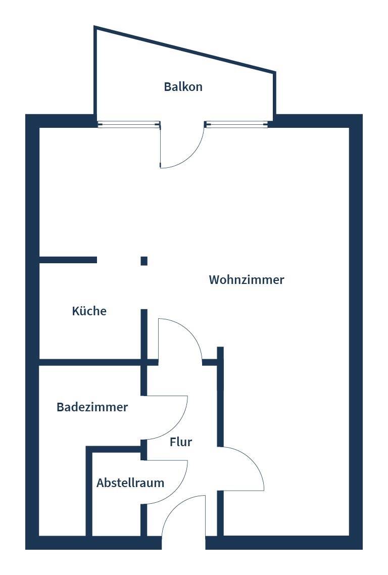 Gemütliche 1,5-Zimmer-Wohnung mit Balkon und Einbauküche in grüner Wohnanlage – Leipzig – Vorschaubild 9