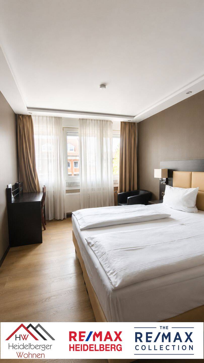 Hotel-Atmosphäre: vollausgestattetes möbliertes ehemaliges Hotelzimmer in Karlsruhe zu vermieten. – Karlsruhe – Vorschaubild 5