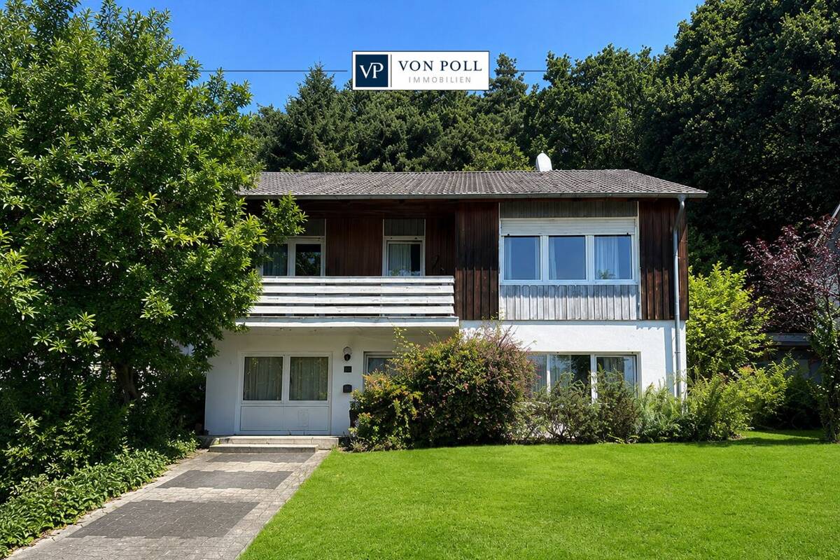 Freistehendes Einfamilienhaus auf traumhaftem Grundstück mit großem Gestaltungspotenzial – 53721 Siegburg – Bild 1 von 9