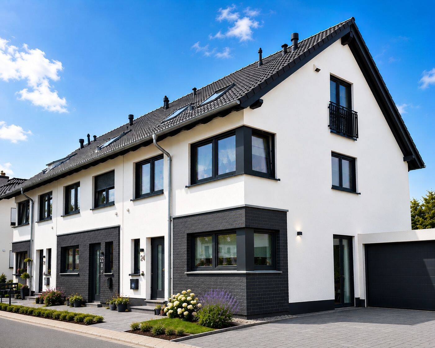 Do-Brechten: Ab Oktober 2026 modernes Reihenendhaus mit eigenem Garten und großer Garage zu vermieten!
