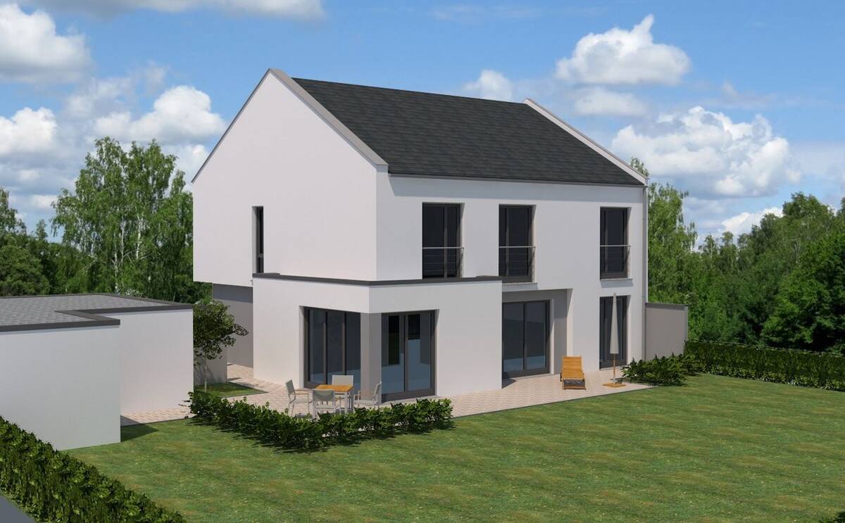 Neubau eines modernen EFH - Baugrundstück mit exemplarischer Projektierung – 40231 Düsseldorf – Bild 1 von 2