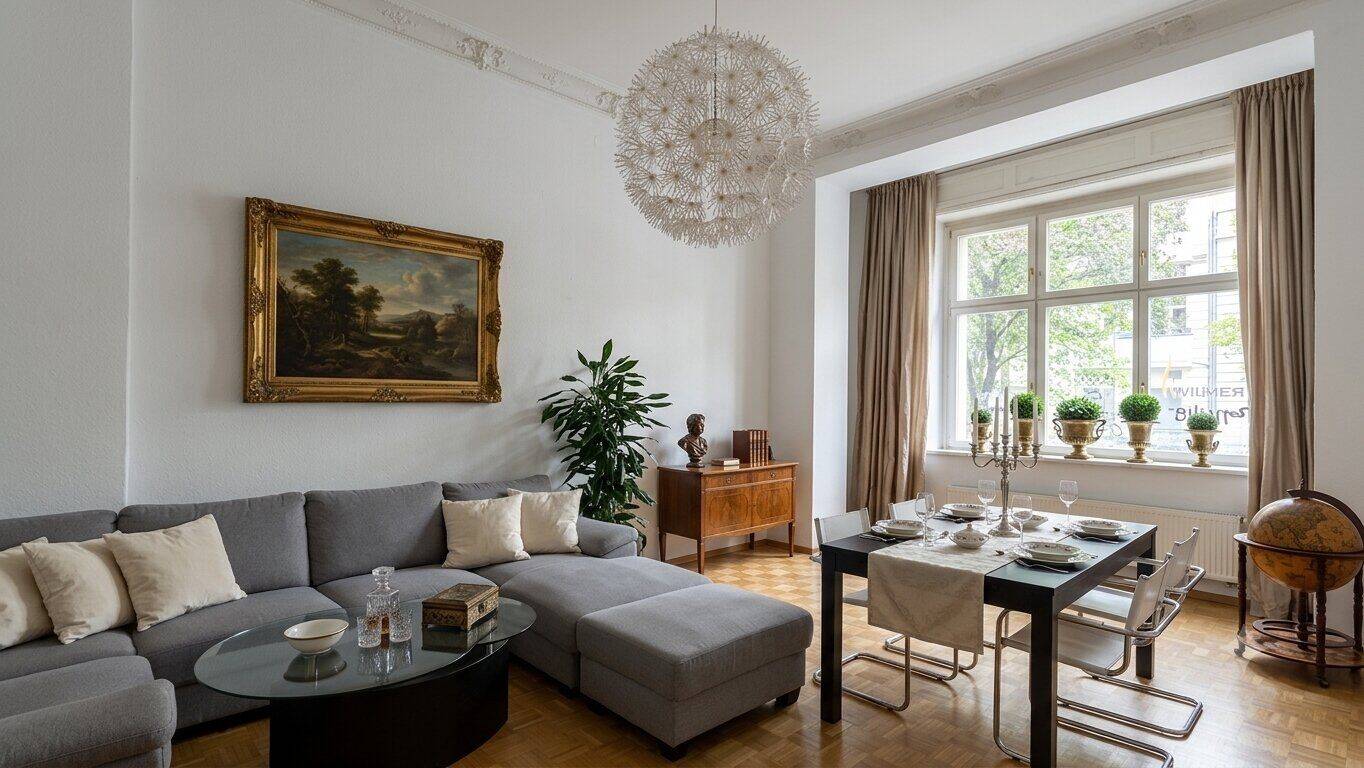 3-Zimmer-Wohnung im Erdgeschoss mit Altbauflair im Winsviertel – Berlin – Bild 1 von 9