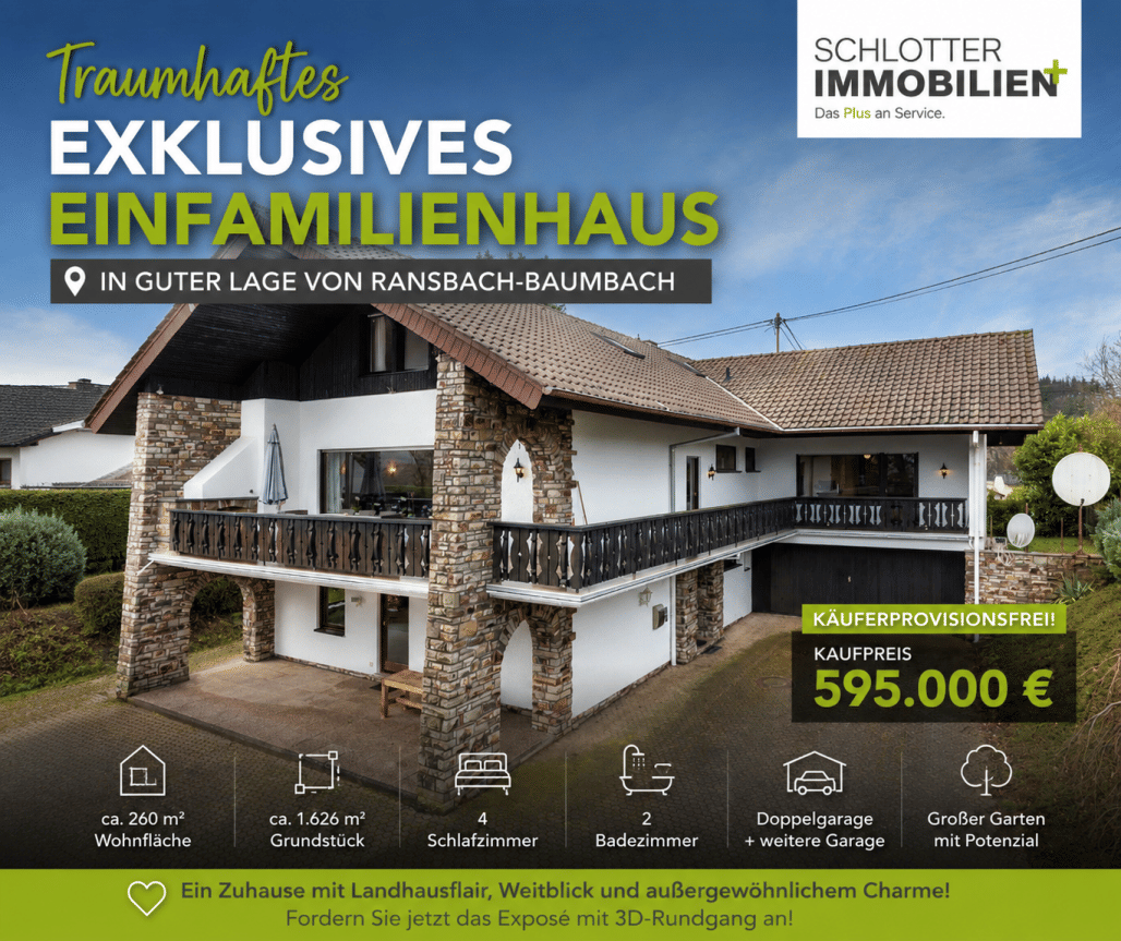 Repräsentatives Einfamilienhaus mit großem Garten