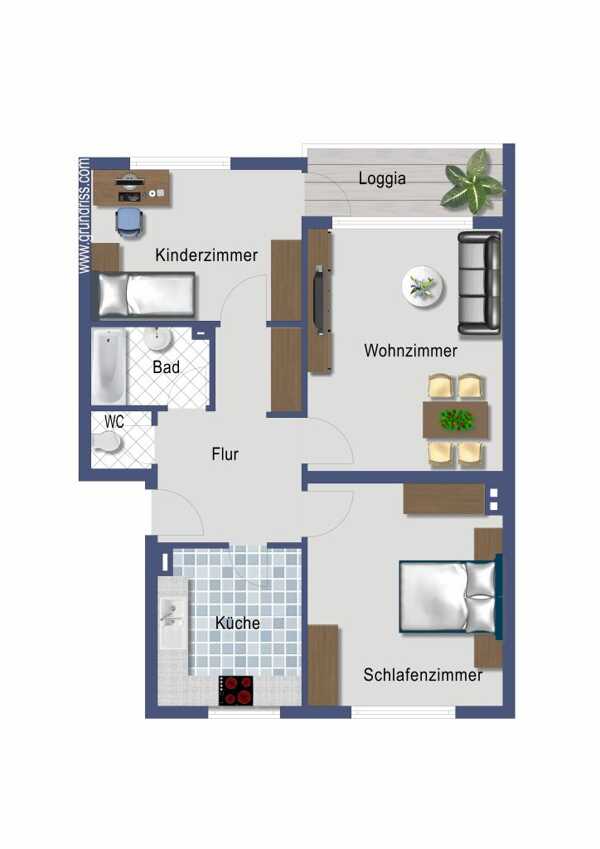 Erdgeschosswohnung in 50735 Köln mit 67,79 m² kaufen