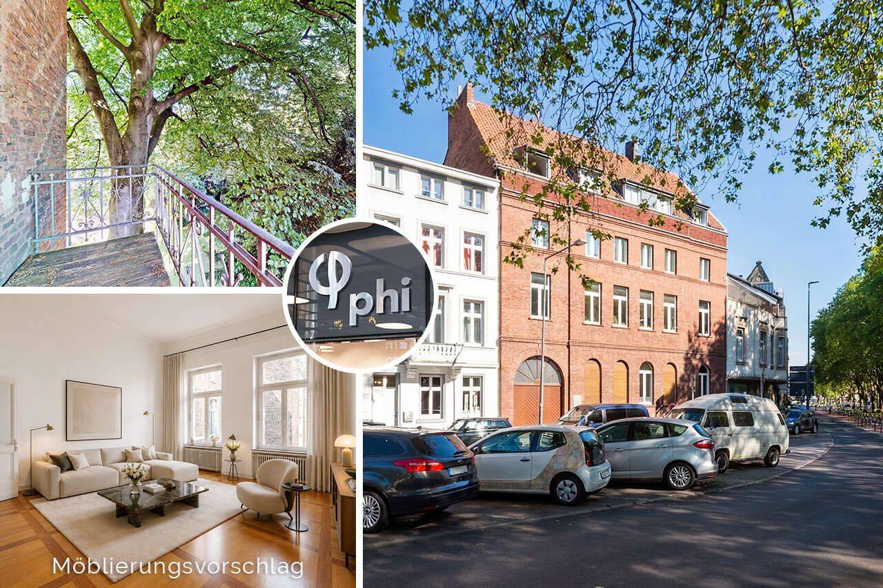 PHI AACHEN - Wohnen mit Charakter - 130 m² Altbauflair in bester Citylage von Aachen!