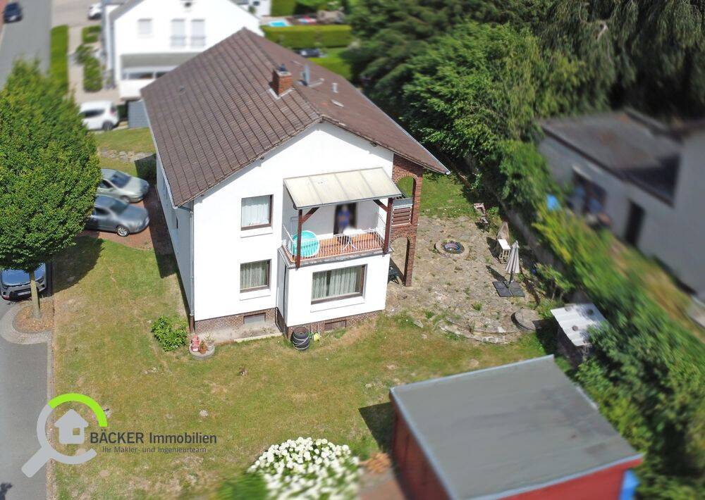 Provisionsfrei: Vermietetes ZFH mit Keller und Garten in Westerkappeln zu verkaufen.
