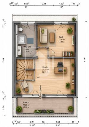 Familienglück in Frankfurt - Projektiertes Reihenmittelhaus inkl. Grundstück – 60388 Frankfurt am Main – Vorschaubild 9