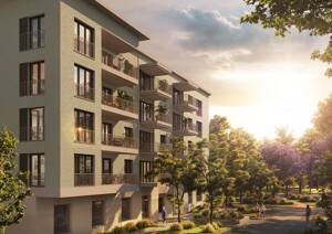 PARKSIDE: sonniges 1-Zimmer-Apartment mit Balkon und Blick direkt in den Park – 80995 München – Vorschaubild 5