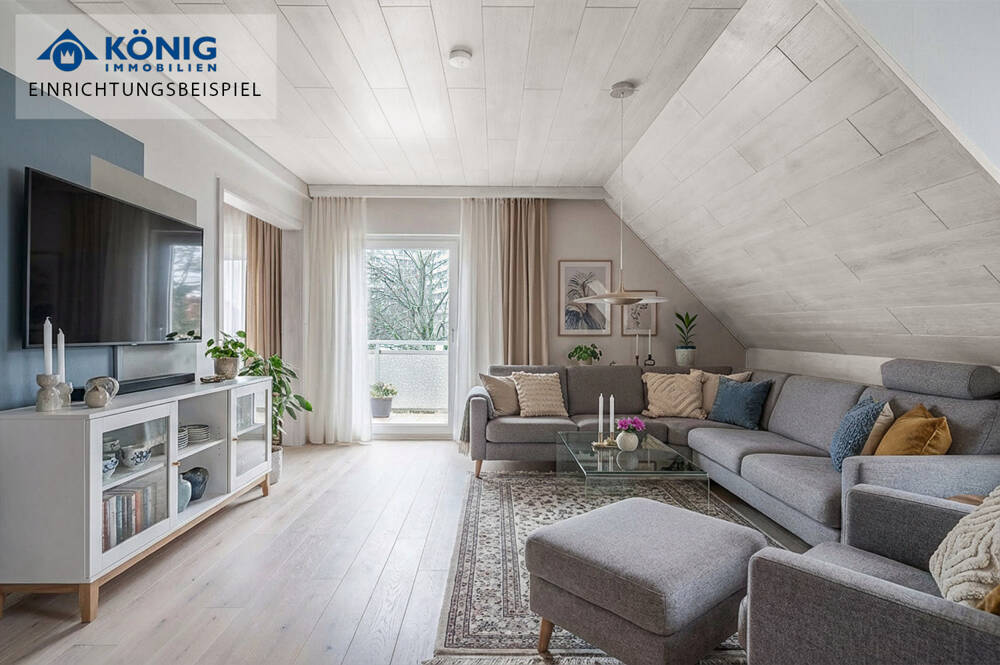72m² große Dachwohnung in toller Oberstadtwohnlage ***mit Einzelgarage *** in Erbbau – Mainz – Vorschaubild 3