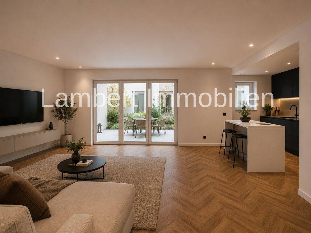 Modernes Wohnen mit Garten: A+ 3-Zimmer-Wohnung mit Wärmepumpe in Wiesbaden-Biebrich – Wiesbaden – Vorschaubild 2