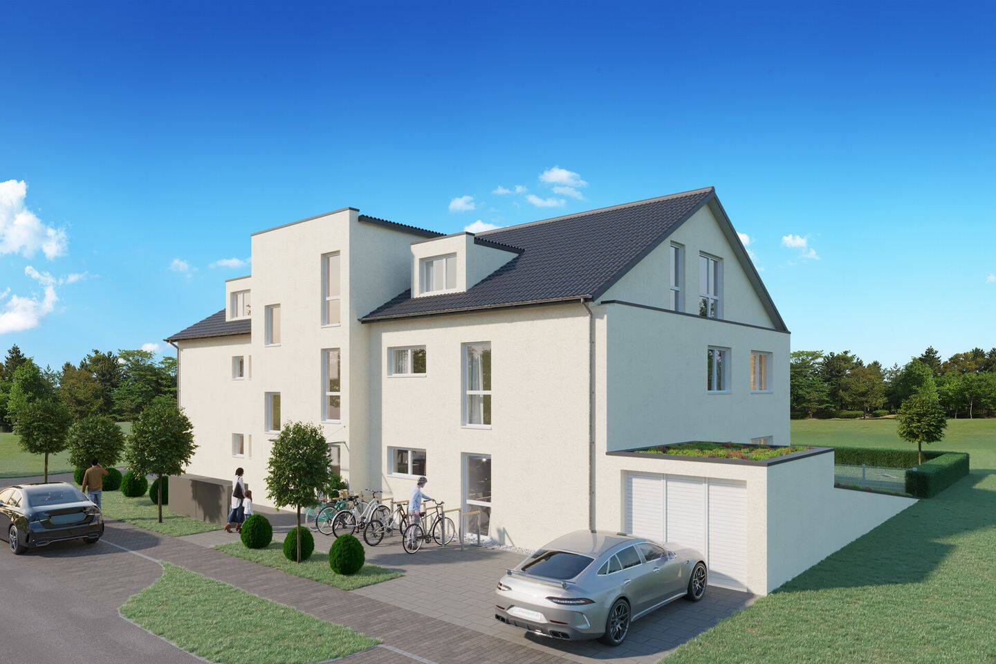 Neubau: Moderne 2-Zimmer-Erdgeschosswohnung mit Terrasse – Ingolstadt – Vorschaubild 4