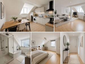 Charmante Dachgeschosswohnung mit Alsterblick in bester Lage von Hamburg-St. Georg!